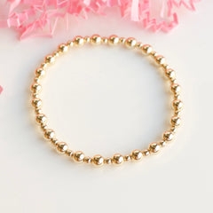 Beaded Blondes 14K Gold Bracelets