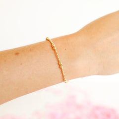 Beaded Blondes 14K Gold Bracelets