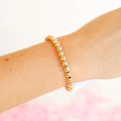 Beaded Blondes 14K Gold Bracelets