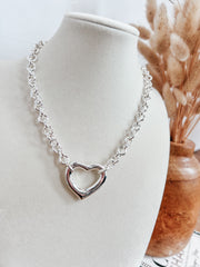 Silver Heart Necklace