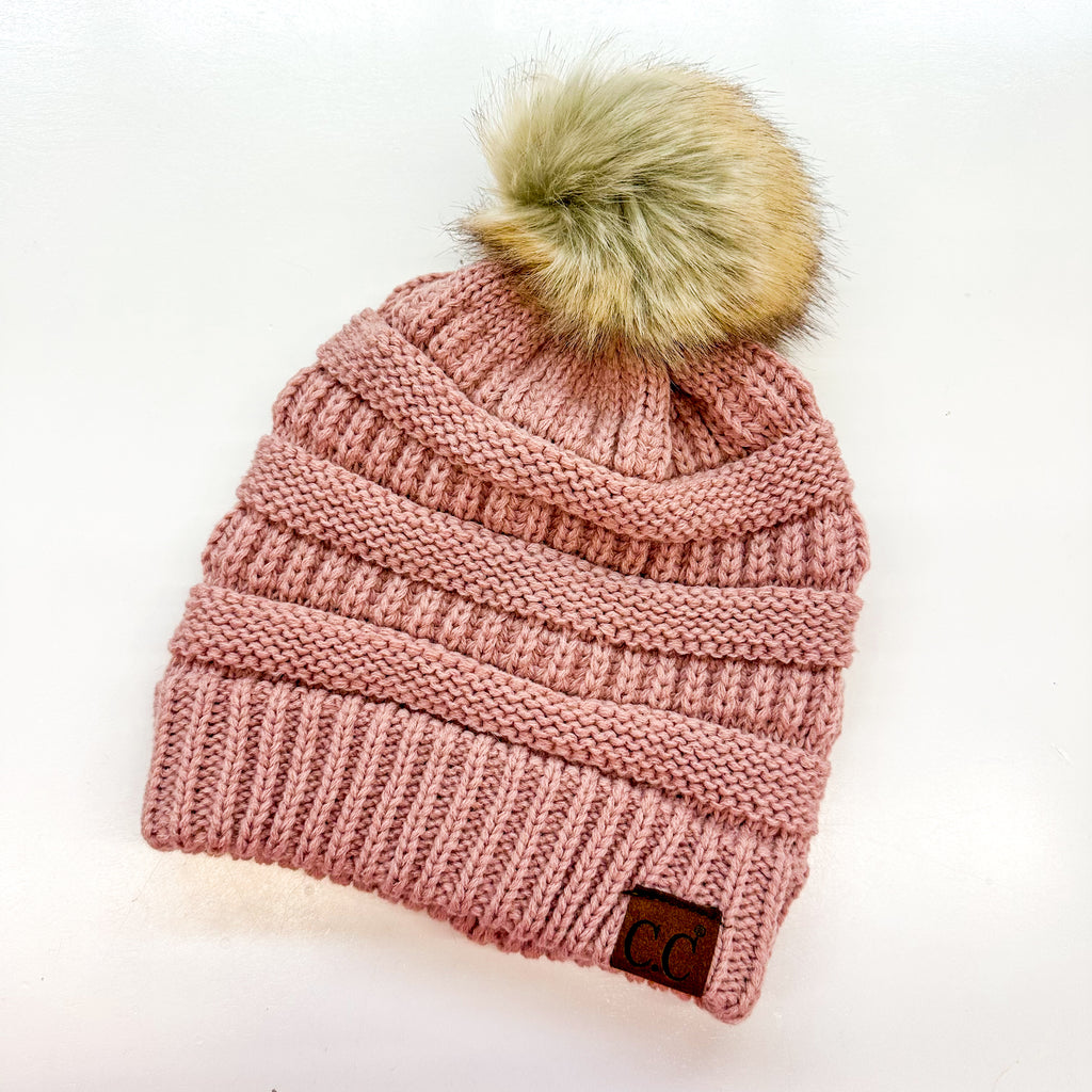 C.C. Beanie With Topper