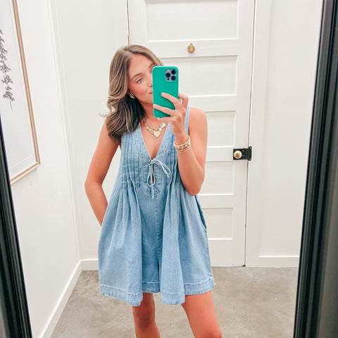 Delilah Denim Romper